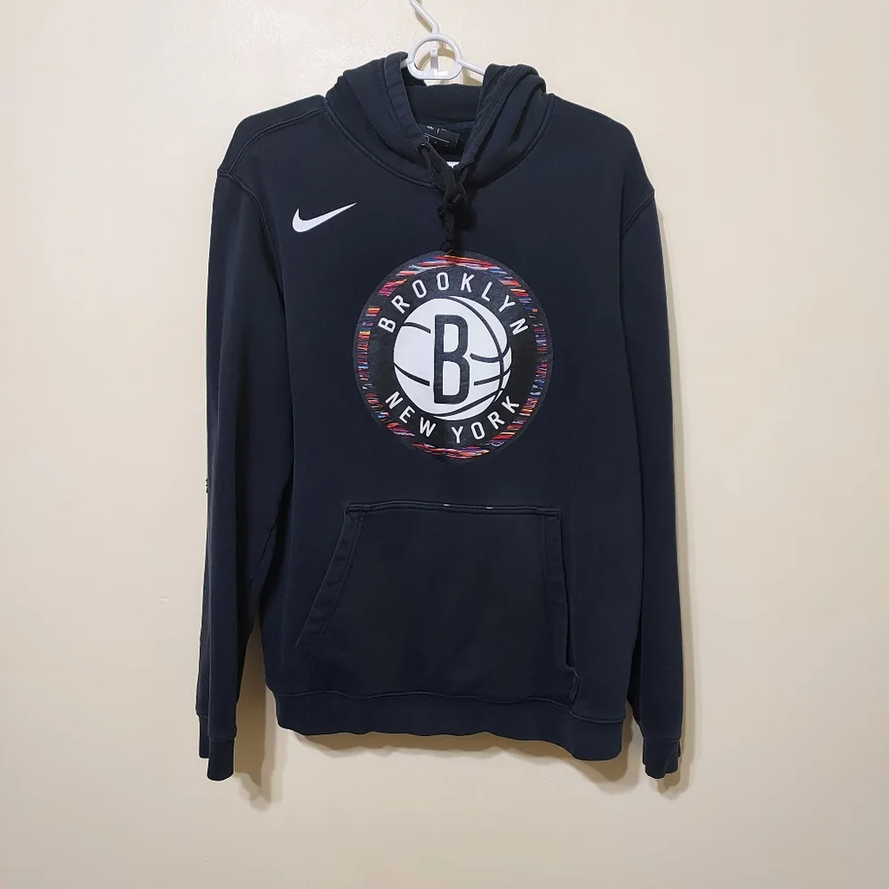 Brooklyn Nets Nike VS Essentials Hoodie Large NBA Basketball Sports Hoops